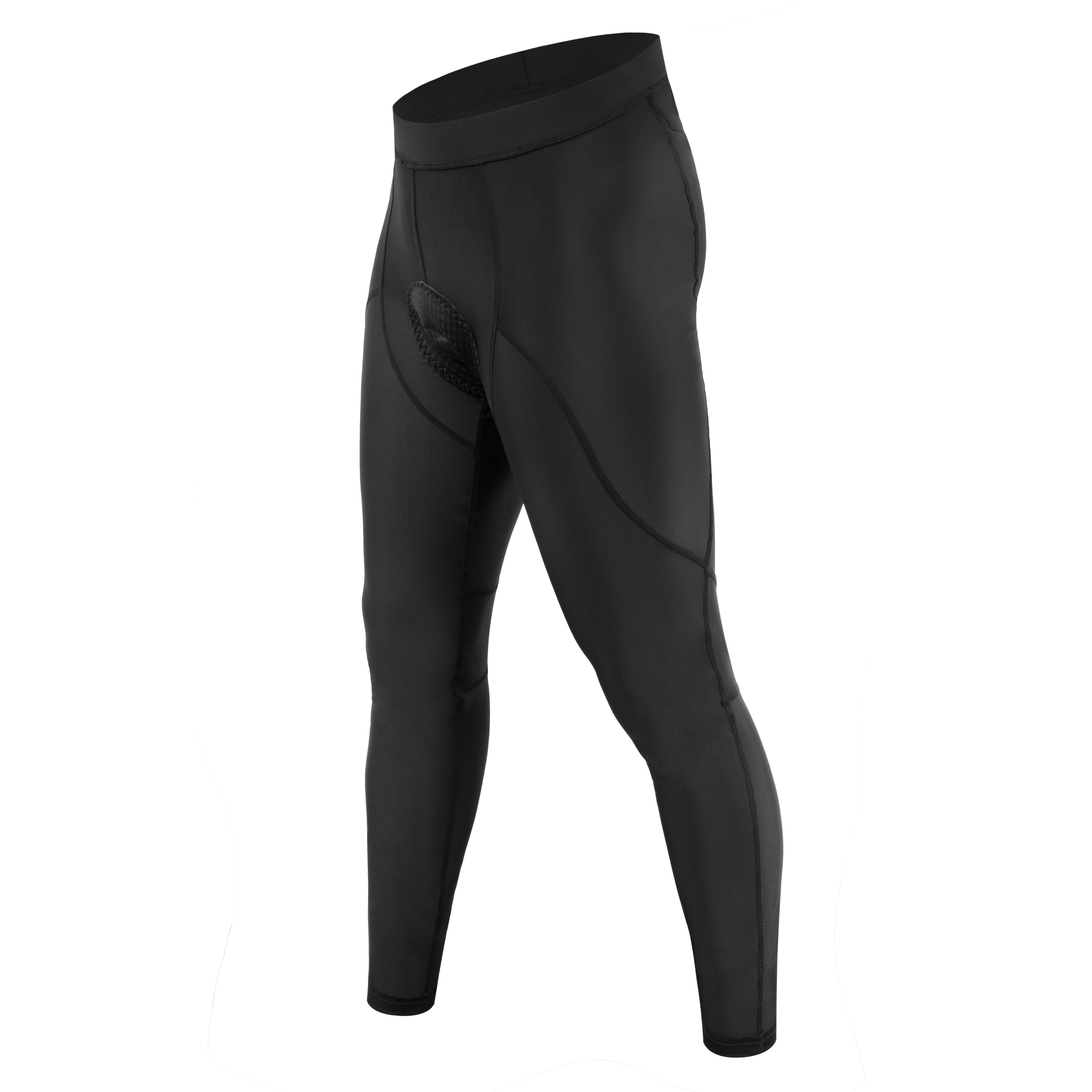 Sports Men's Bike Pants Long 4D Padded Cycling Tights Leggings Outdoor Riding Bicycle