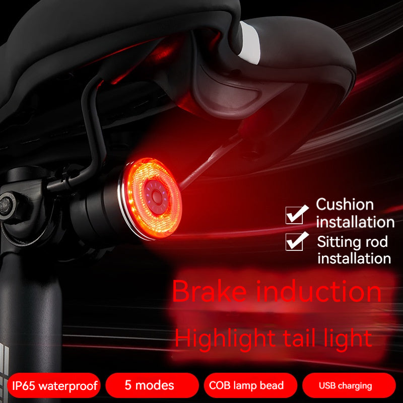 JEPOZRA Bike Lights for Night Riding Upgrade Waterproof Rechargeable Tail Light