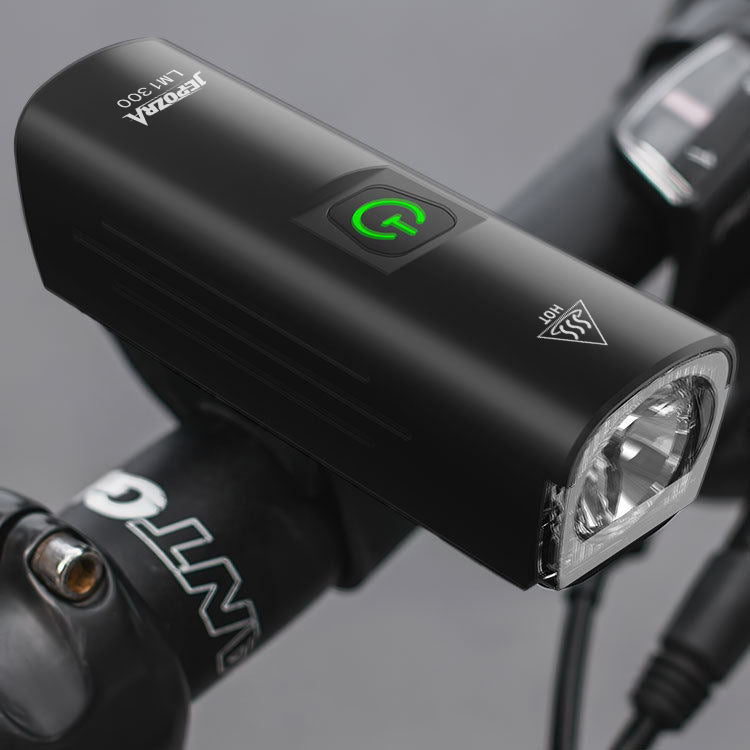 JEPOZRA 1300 Lumens Bike Lights Front and Back for Night Riding