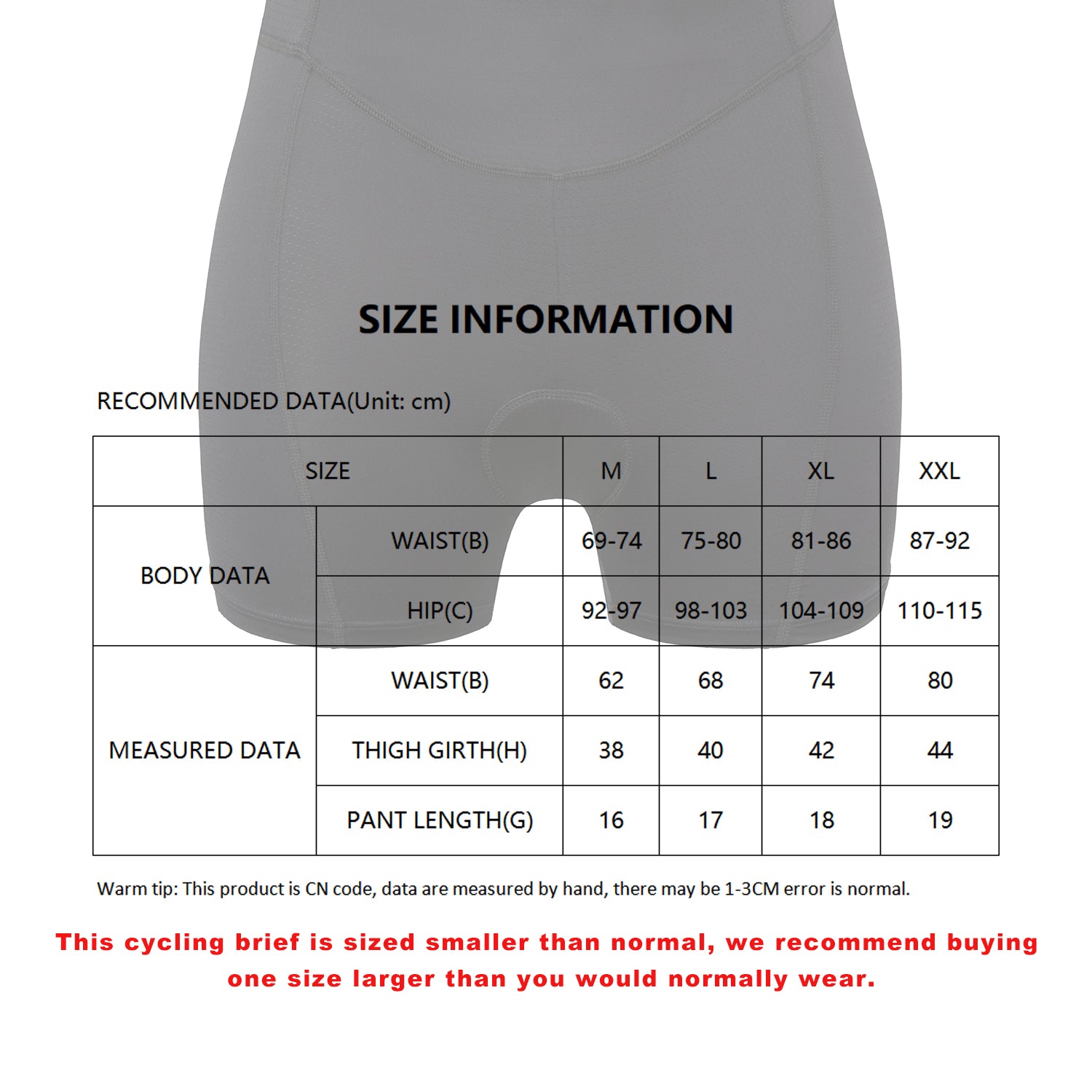 JEPOZRA Women's Cycling Underwear with Padding Cycling Shorts for Women