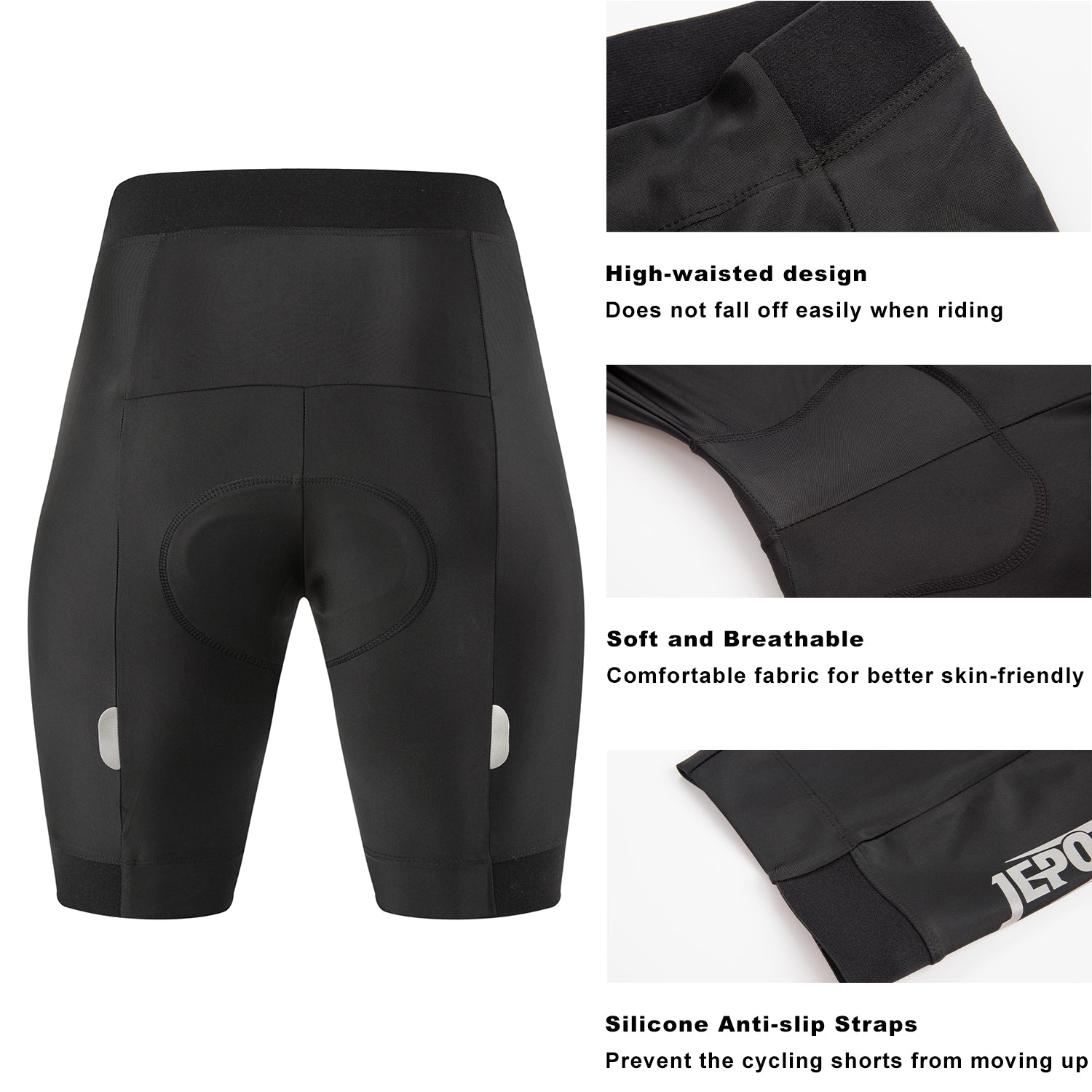 Men's Cycling Shorts Anti-Slip Leg 3D Padded Bike Shorts