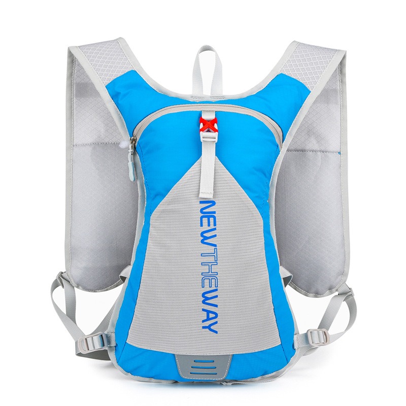 Foldable Storage Backpack, Lightweight Sports Outdoor Pack, Running & Hydration Vest for Trail Sports 260026 - light blue