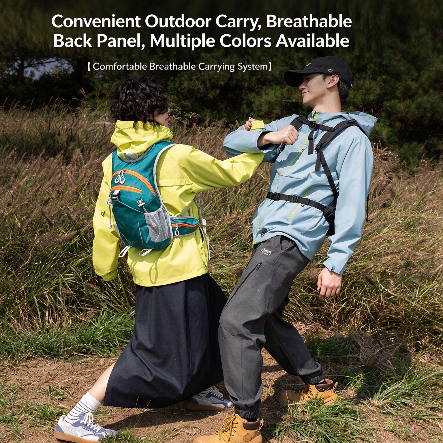 Lightweight Large Capacity Outdoor Backpack, Breathable Close-Fitting Rucksack for Hiking, Cycling & Travel 260027 - Image 3