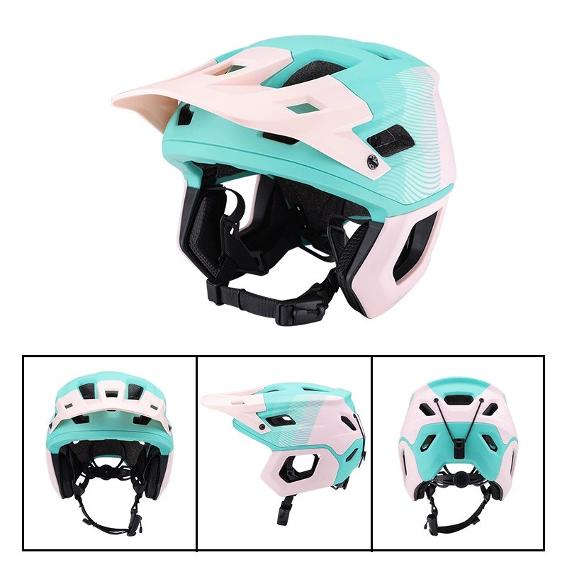 Integrated Molding Adult Half-Shell MTB Helmet, Off-Road & Downhill L-260008 - Teal
