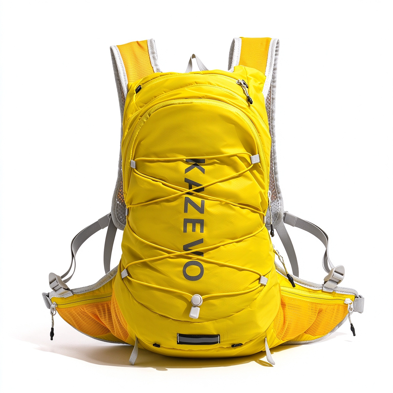 Mountain Style Cycling Backpack, Trail Running Marathon Hydration Vest, Lightweight Hiking Daypack for Outdoor Mountaineering 260028 - Yellow