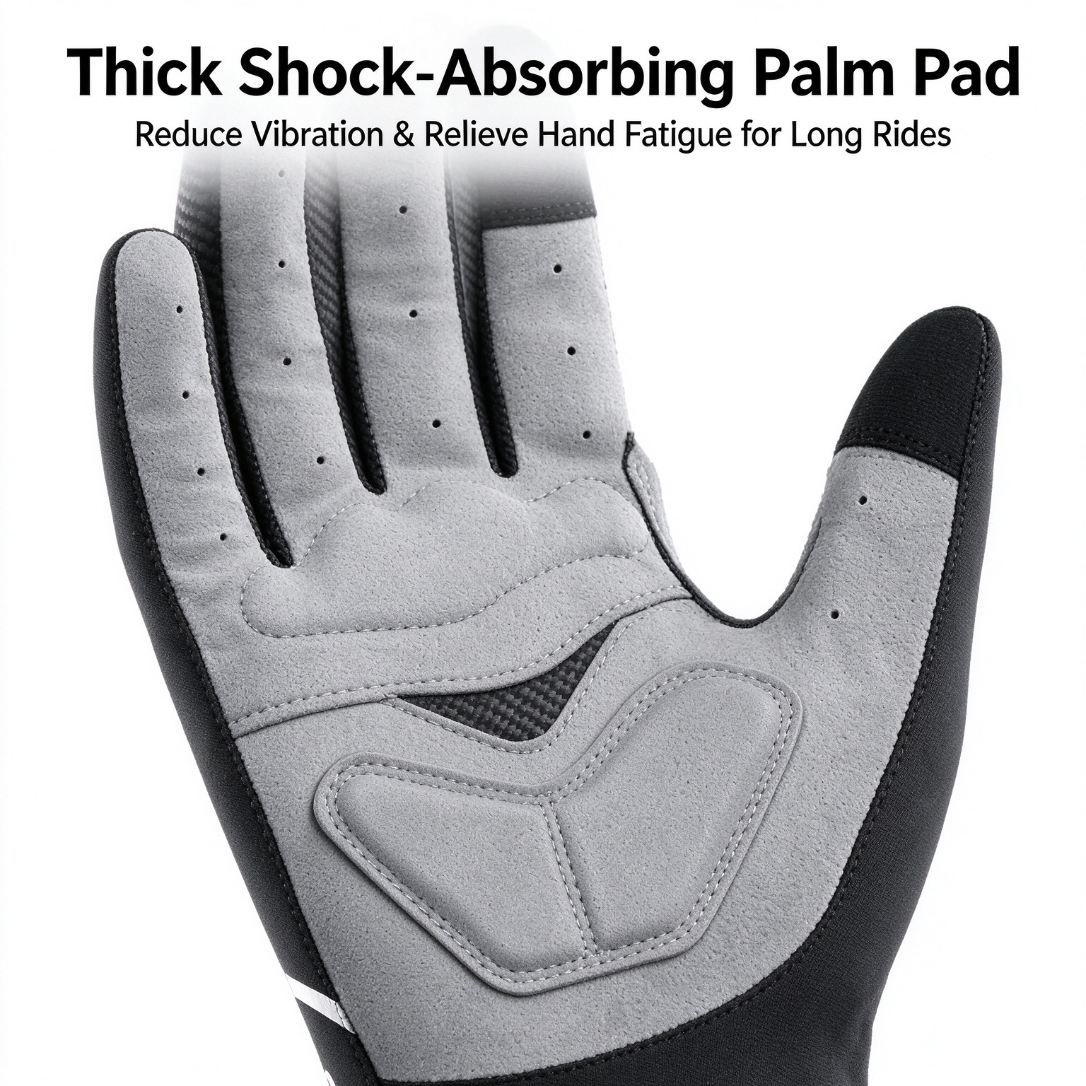 Men Summer Full-Finger Touchscreen Cycling Gloves, Breathable Sun Protection for Outdoor Sports 260015 - Image 3