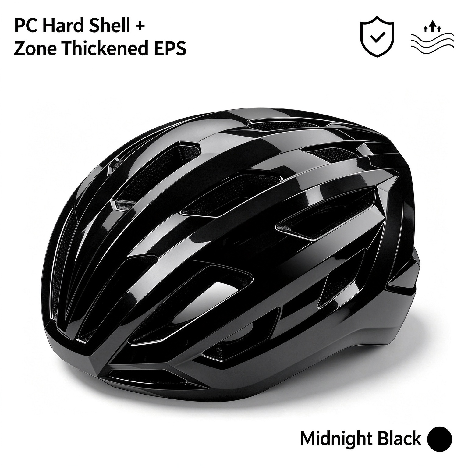 Lightweight Aerodynamic Integrated Molding Cycling Helmet for Men Women, Mountain & Road Commute L-260010 - Image 10