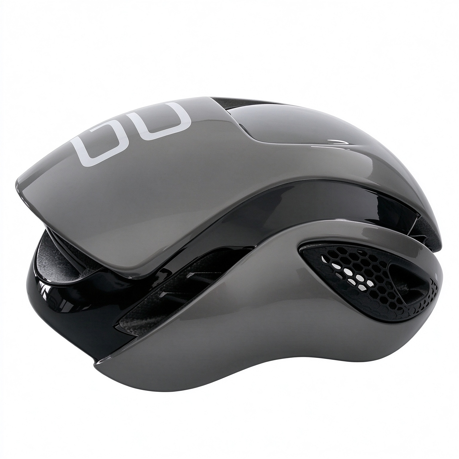 Aerodynamic Road Bike Helmet, CE Certified EN1078, Triathlon Racing Bicycle Helmet - 260038 - Silver Gray