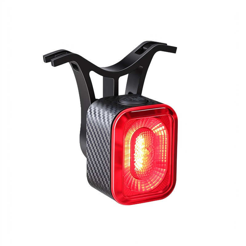 Smart Brake Sensing Bike Tail Light with Battery Indicator, MTB & Road Bicycle Night Riding Light Cycling Accessory-260031
