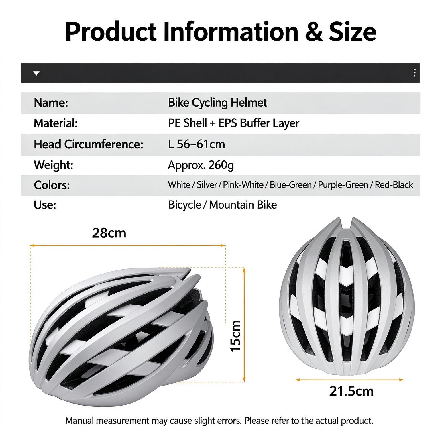 Integrated‑Molding Road & Mountain Bike Helmet for Men Women L-260007 - Image 4