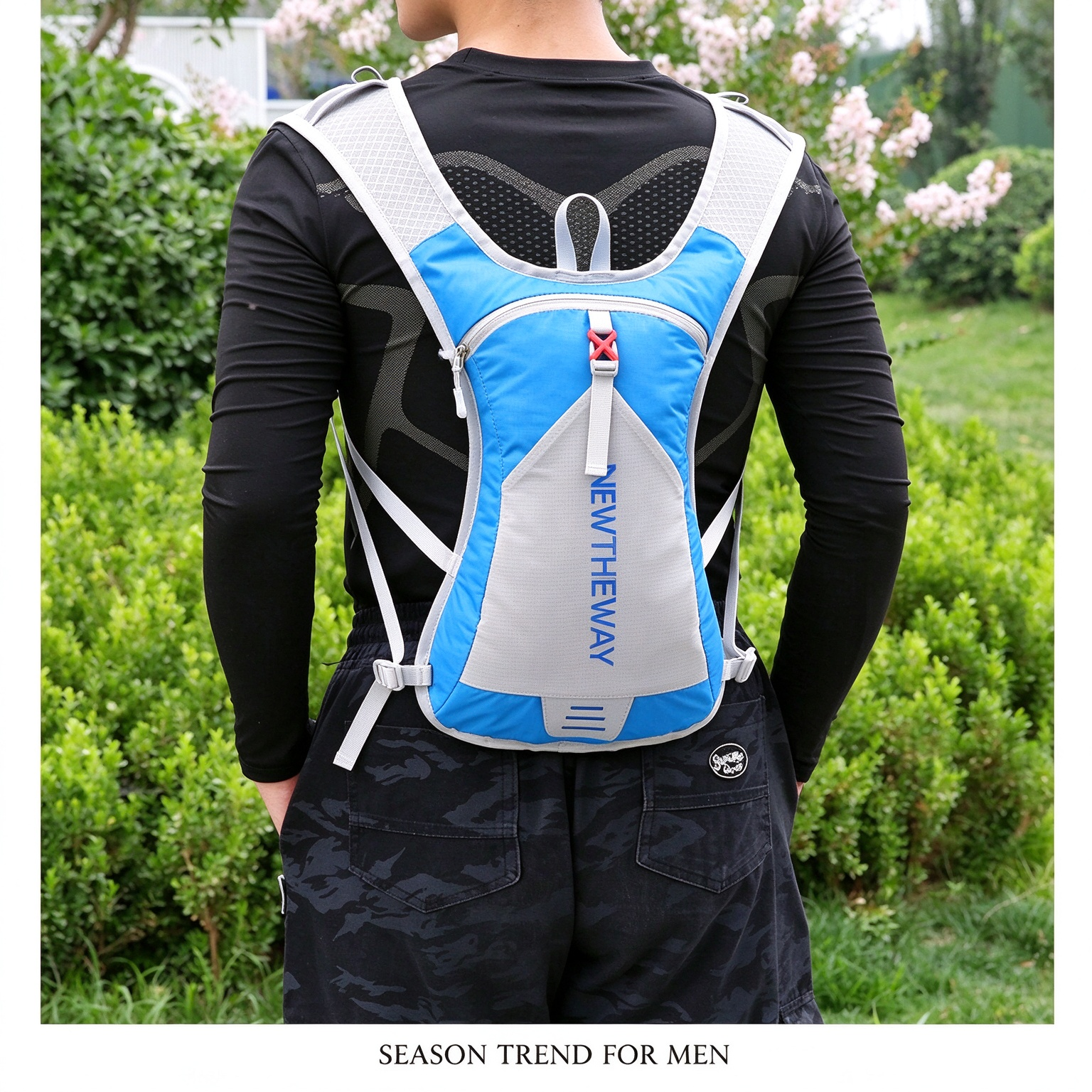 Foldable Storage Backpack, Lightweight Sports Outdoor Pack, Running & Hydration Vest for Trail Sports 260026 - Image 16