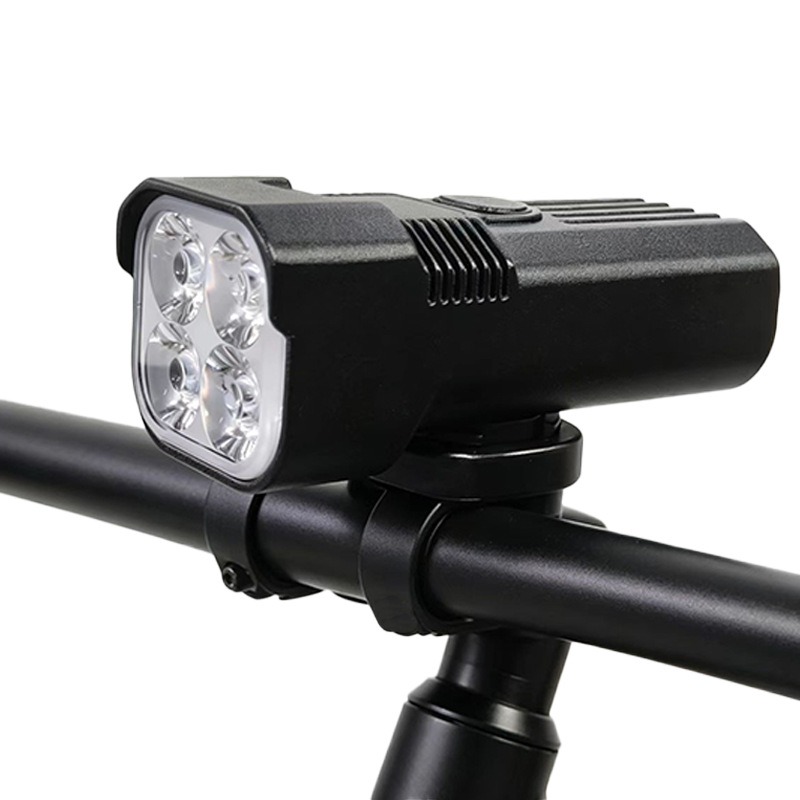 Night Riding Companion, Power Indicator, High Beam, Essential Bike Flashlight, High Bright Long Range, Rainproof Bicycle Headlight-260032