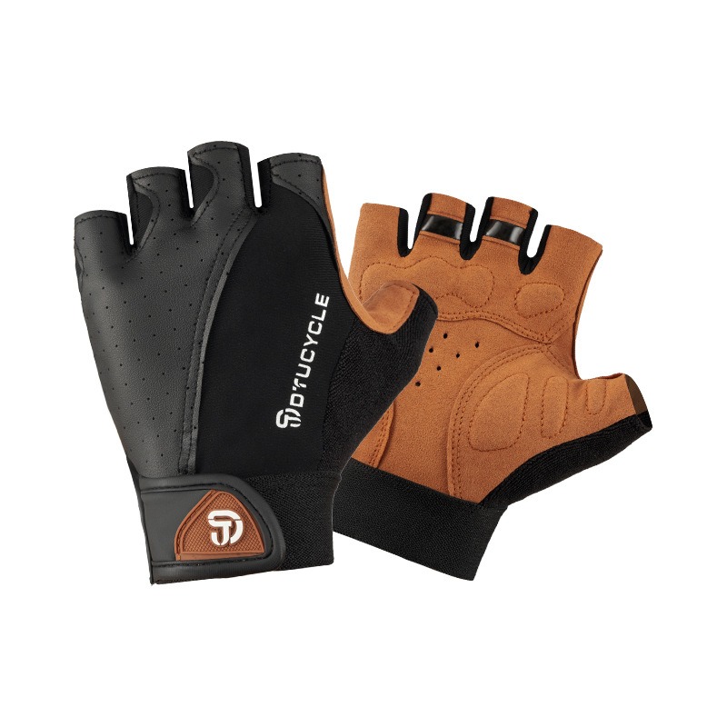 Half Finger Cycling Gloves, Bicycle Short Gloves, Shock Absorbing, Breathable & Non-slip 260019