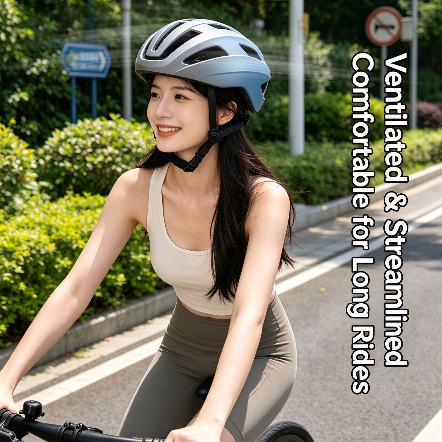 Unisex Integrated‑Molding Bike Helmet, Shock‑Absorbing Ventilated for Road & Mountain Cycling L-260006 - Image 7