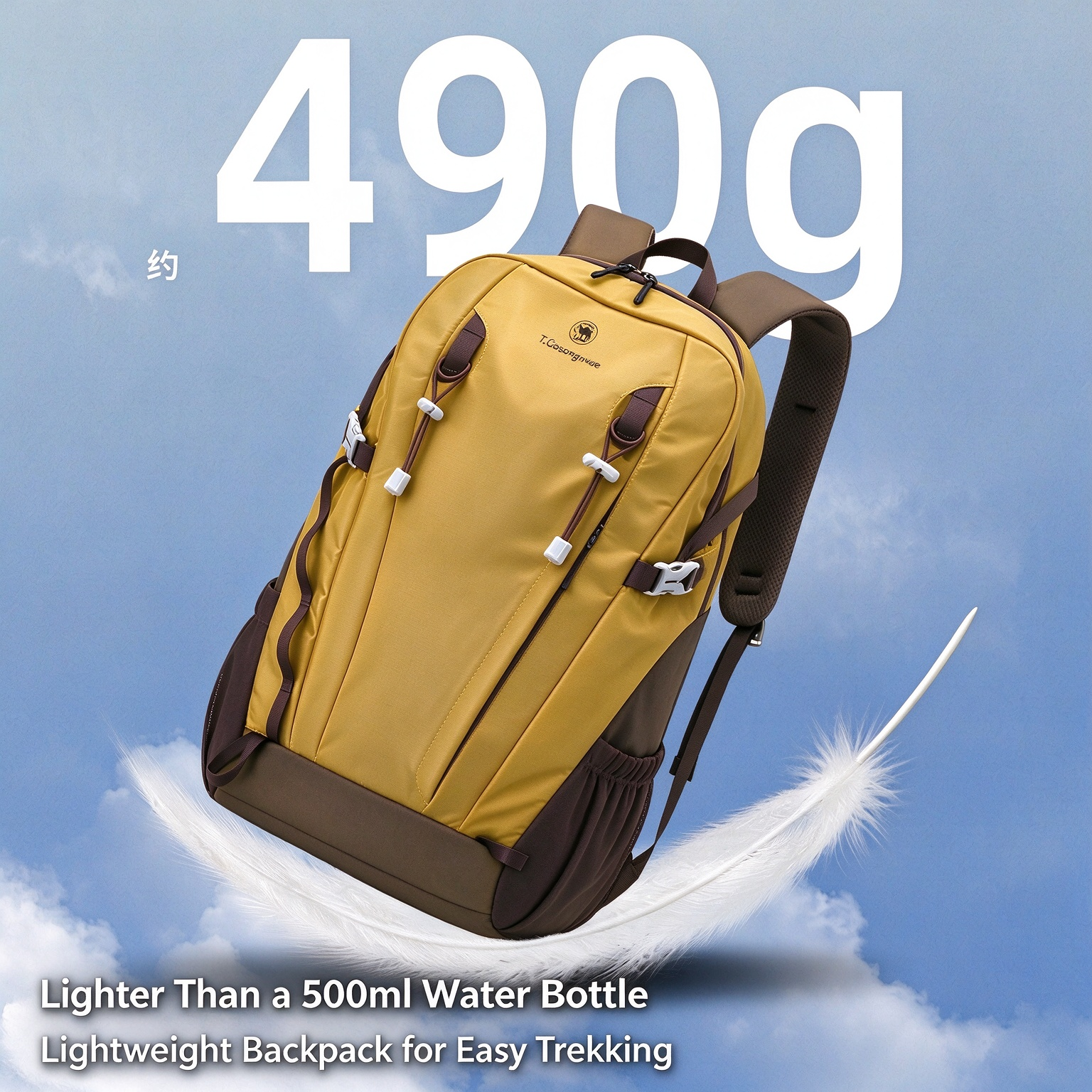 Men & Women Outdoor Hiking Backpack, Large Capacity Lightweight Travel Rucksack for Camping, Trekking & Daily Use 260025 - Image 8