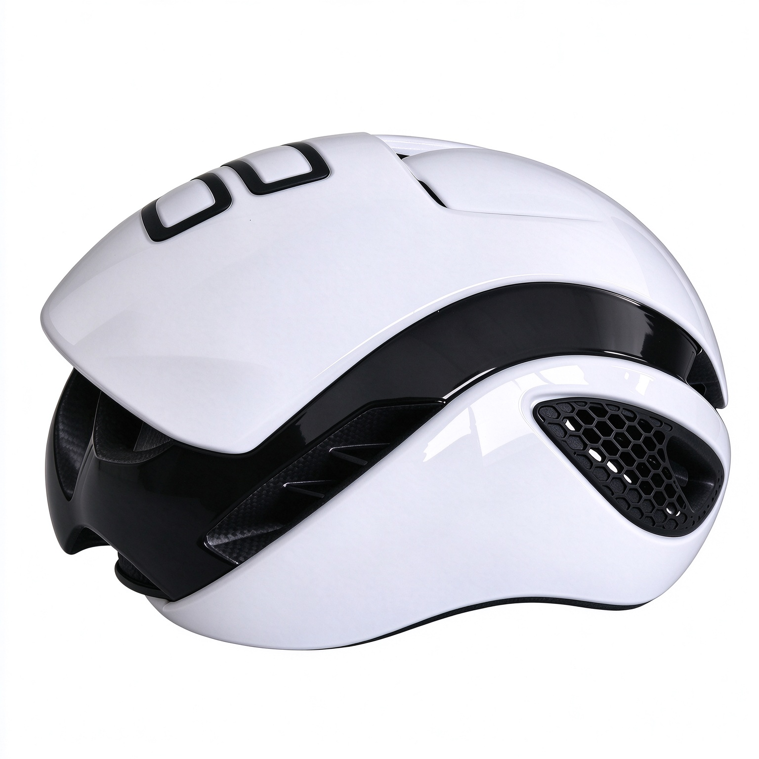 Aerodynamic Road Bike Helmet, CE Certified EN1078, Triathlon Racing Bicycle Helmet - 260038 - White