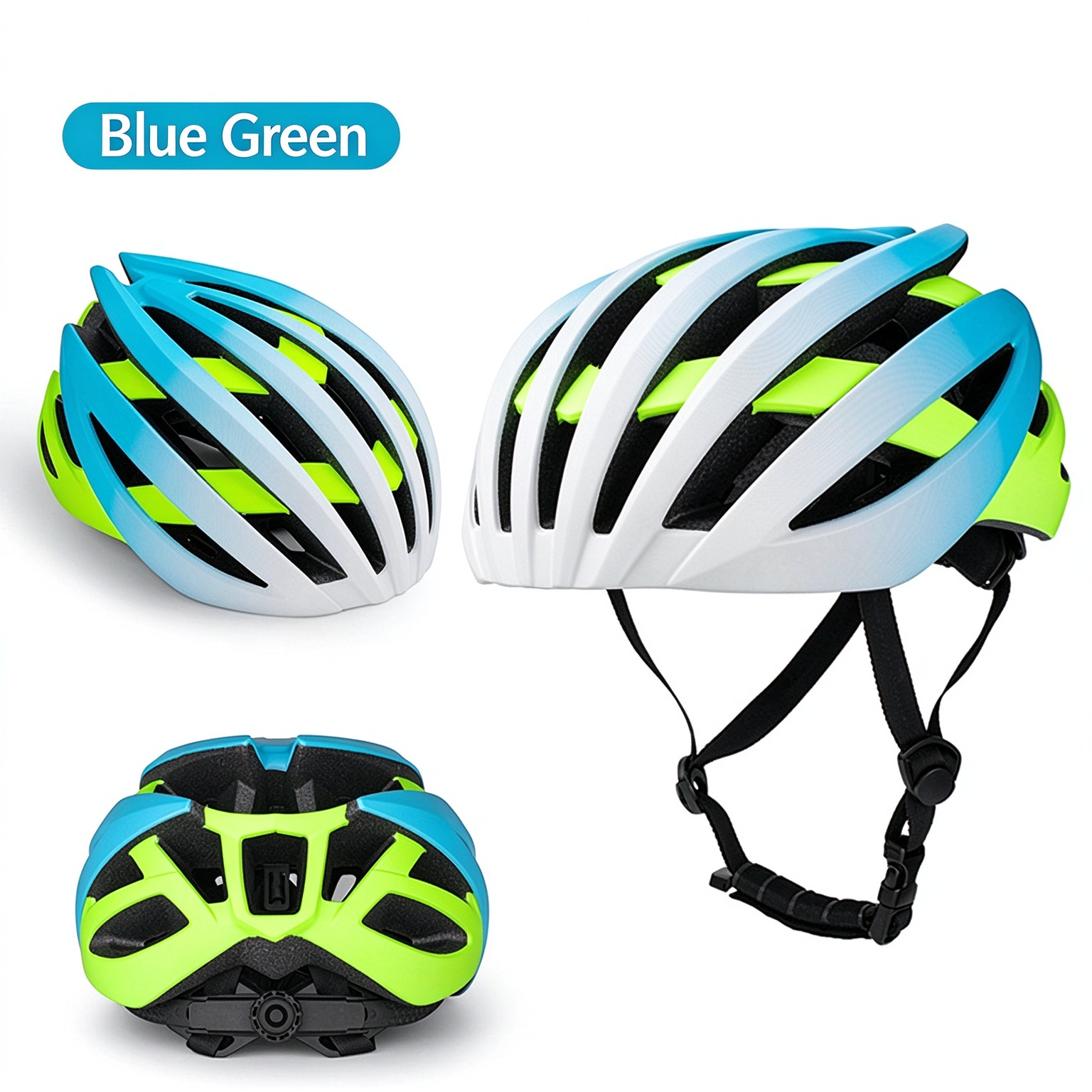Integrated‑Molding Road & Mountain Bike Helmet for Men Women L-260007 - Blue