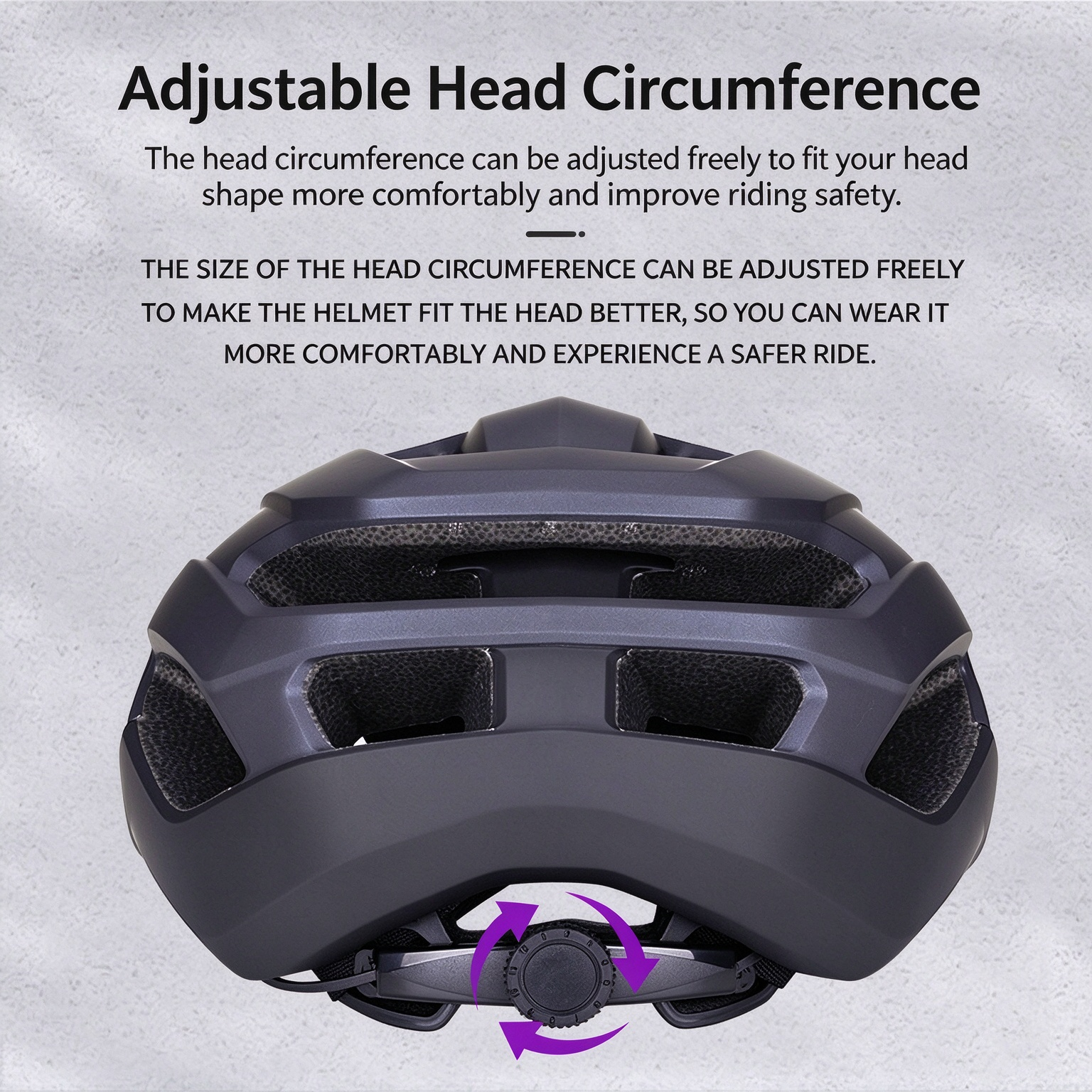 Integrated-Molding Lightweight Breathable Bike Safety Helmet for Men Women, Road MTB L-260012 - Image 3