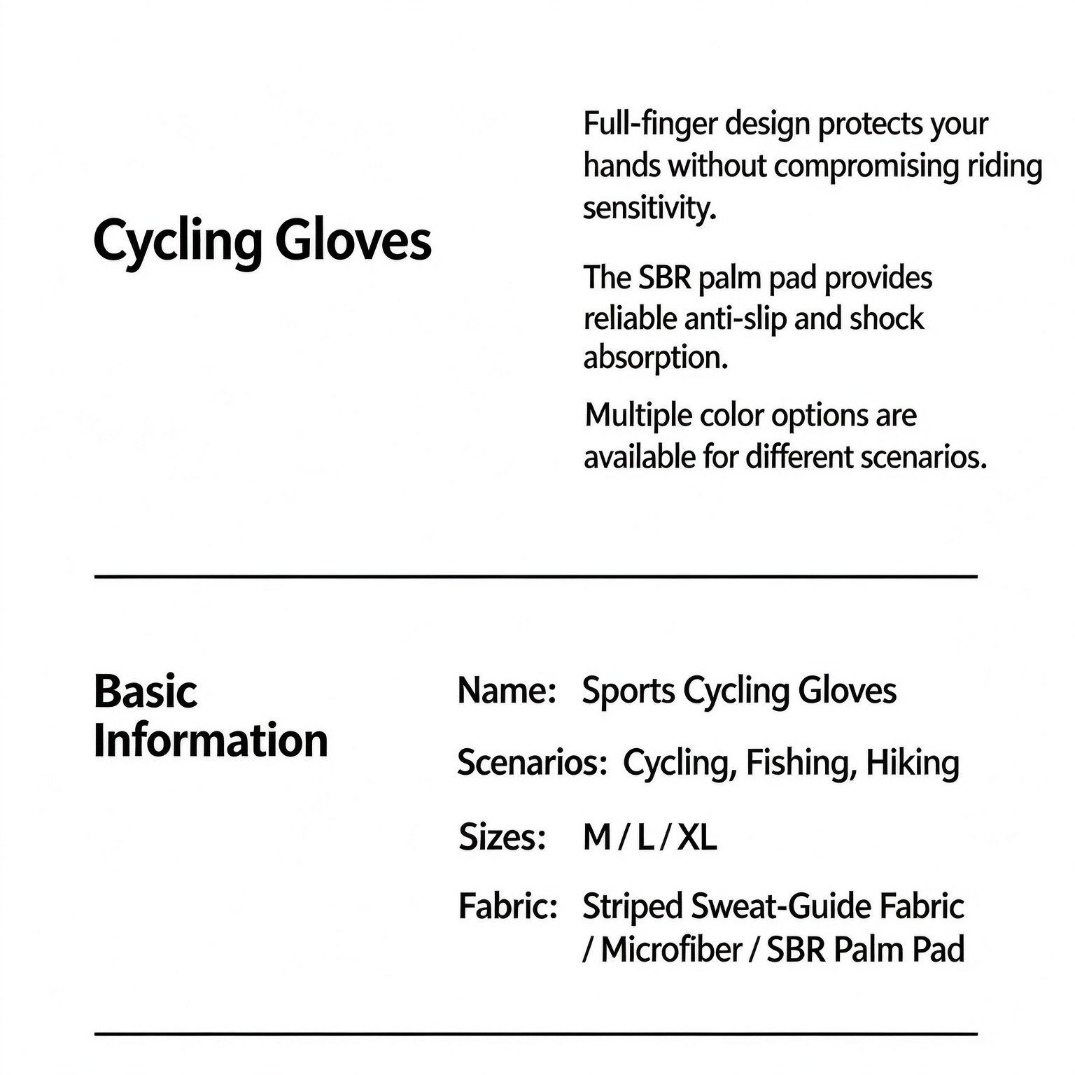 Summer Thin Touchscreen Cycling Gloves for Men, Anti-slip Wear Resistant for Biking Hiking Fishing 260016 - Image 12