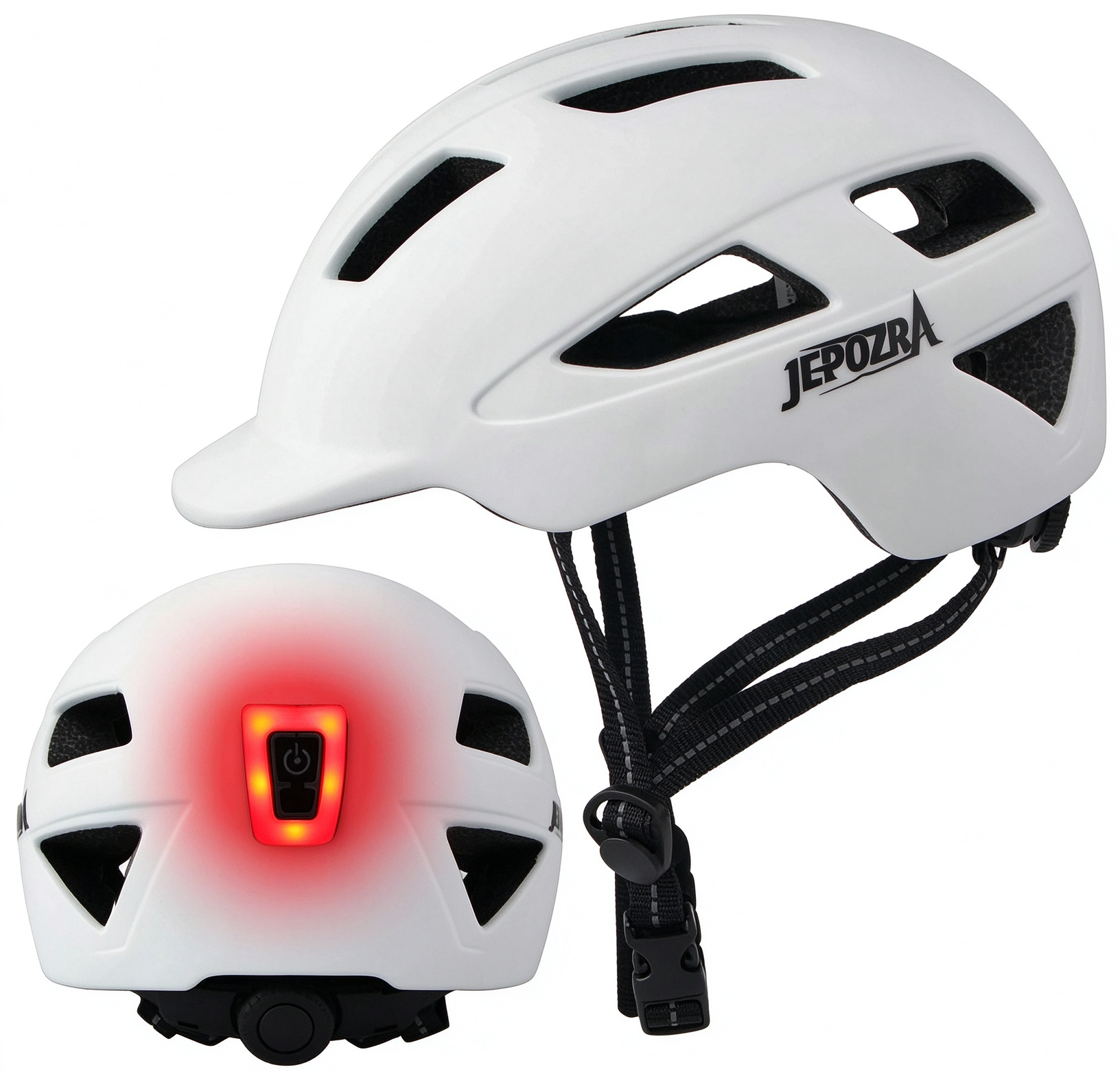 JB-05 Urban Commuter Helmet - White