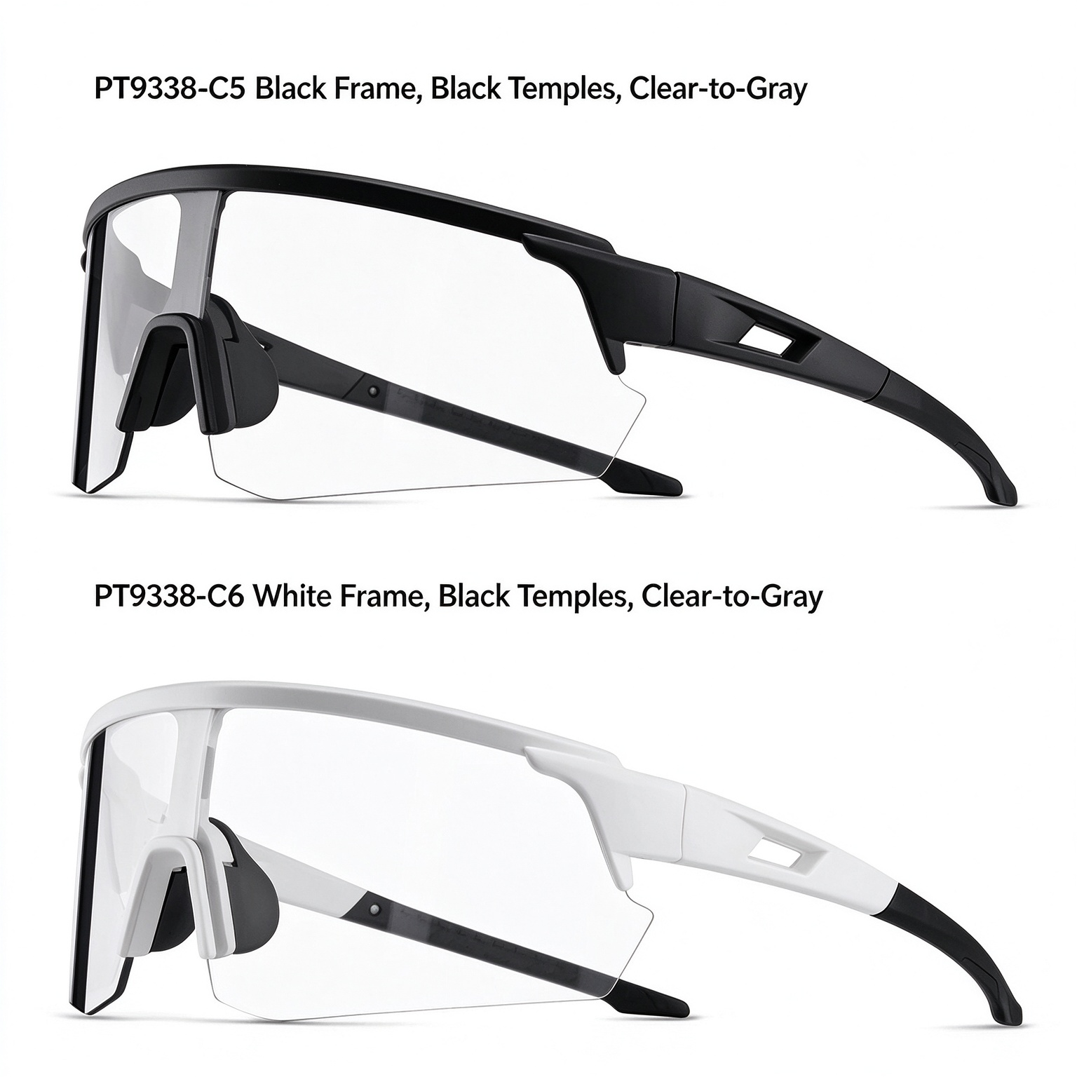 Unisex Photochromic Cycling Glasses, Day & Night Windproof Sports Goggles for Biking and Mountaineering 260024 - Image 3