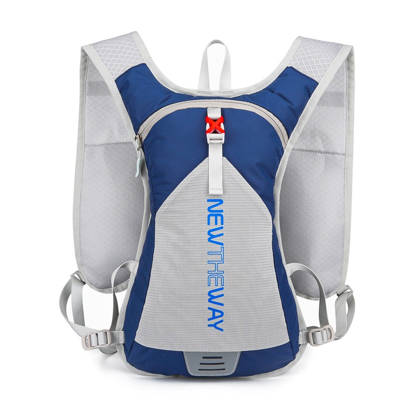 Foldable Storage Backpack, Lightweight Sports Outdoor Pack, Running & Hydration Vest for Trail Sports 260026 - Dark blue