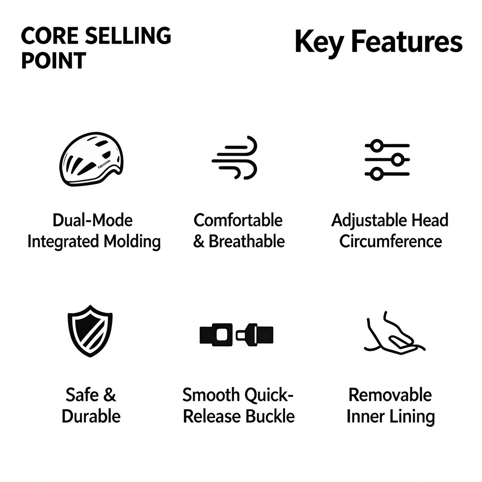 Integrated Molding Road Bike Helmet, Lightweight Adjustable Cycling Helmet with Removable Lining L -260005 - Image 10