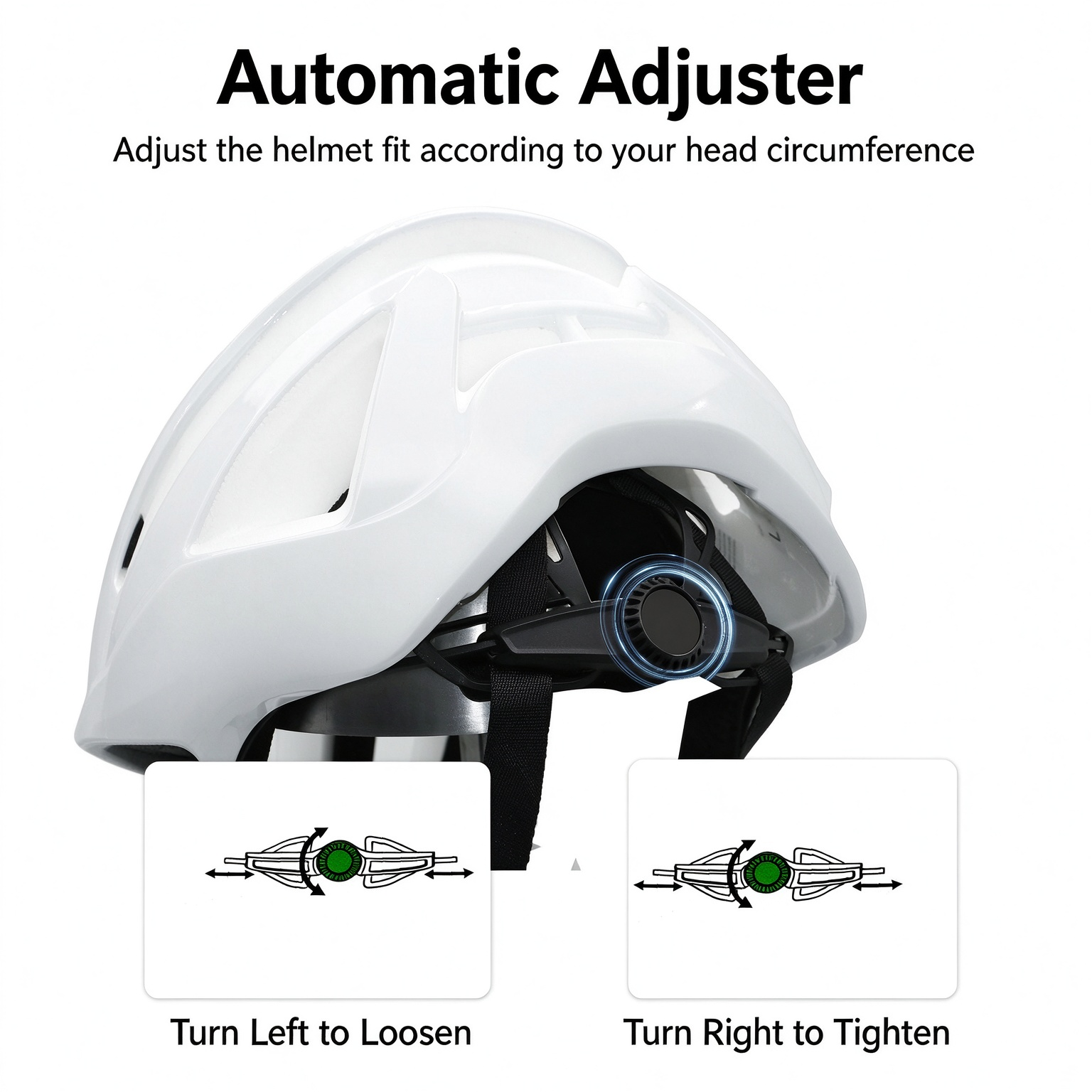 Integrated Molding Road Bike Helmet, Lightweight Adjustable Cycling Helmet with Removable Lining L -260005 - Image 9