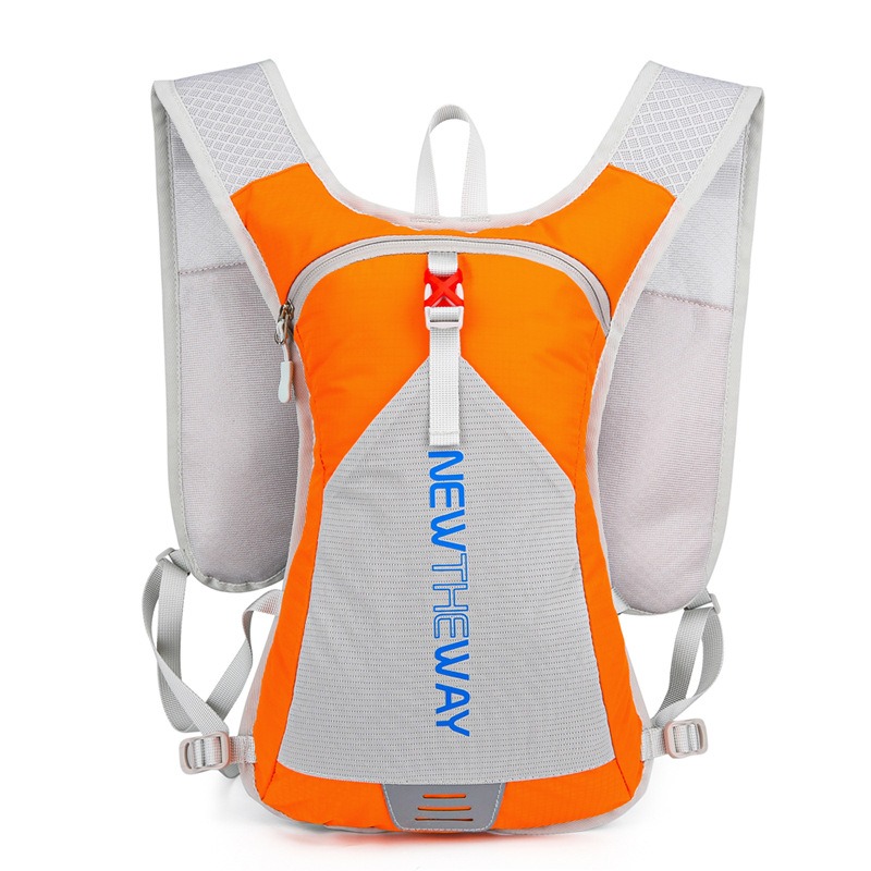 Foldable Storage Backpack, Lightweight Sports Outdoor Pack, Running & Hydration Vest for Trail Sports 260026 - Orange