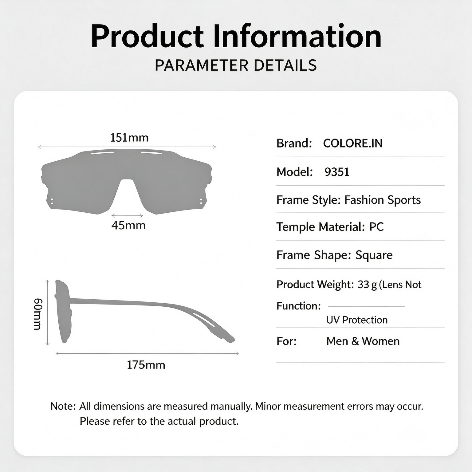 Unisex Photochromic Cycling Glasses, Day & Night Windproof Sports Goggles for Biking and Mountaineering 260023 - Image 18