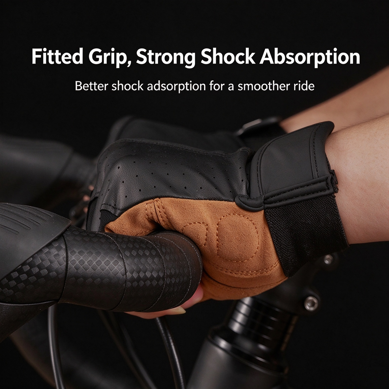 Half Finger Cycling Gloves, Bicycle Short Gloves, Shock Absorbing, Breathable & Non-slip 260019 - Image 15