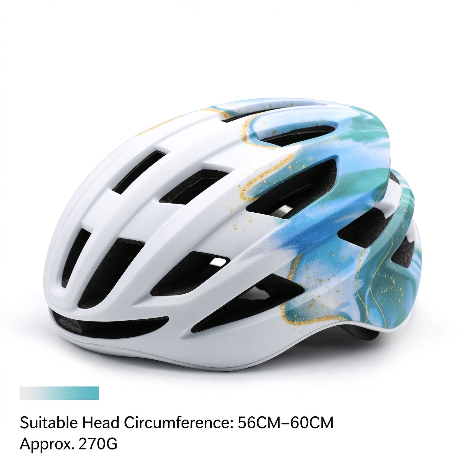 Aerodynamic Double Shell Integrated Molding Cycling Helmet for Adult Men Women, Road MTB L-260013 - Blue