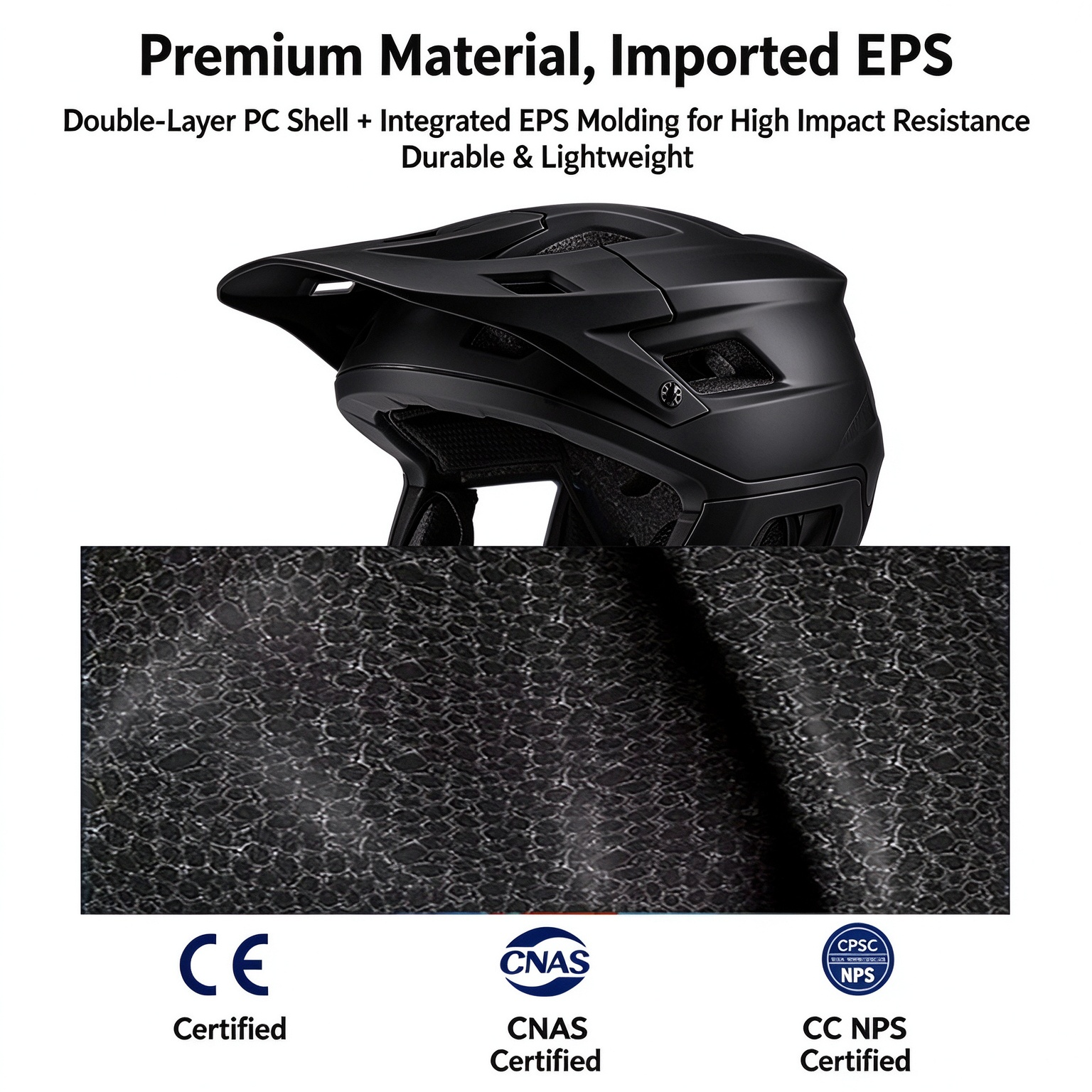 Integrated Molding Adult Half-Shell MTB Helmet, Off-Road & Downhill L-260008 - Image 7