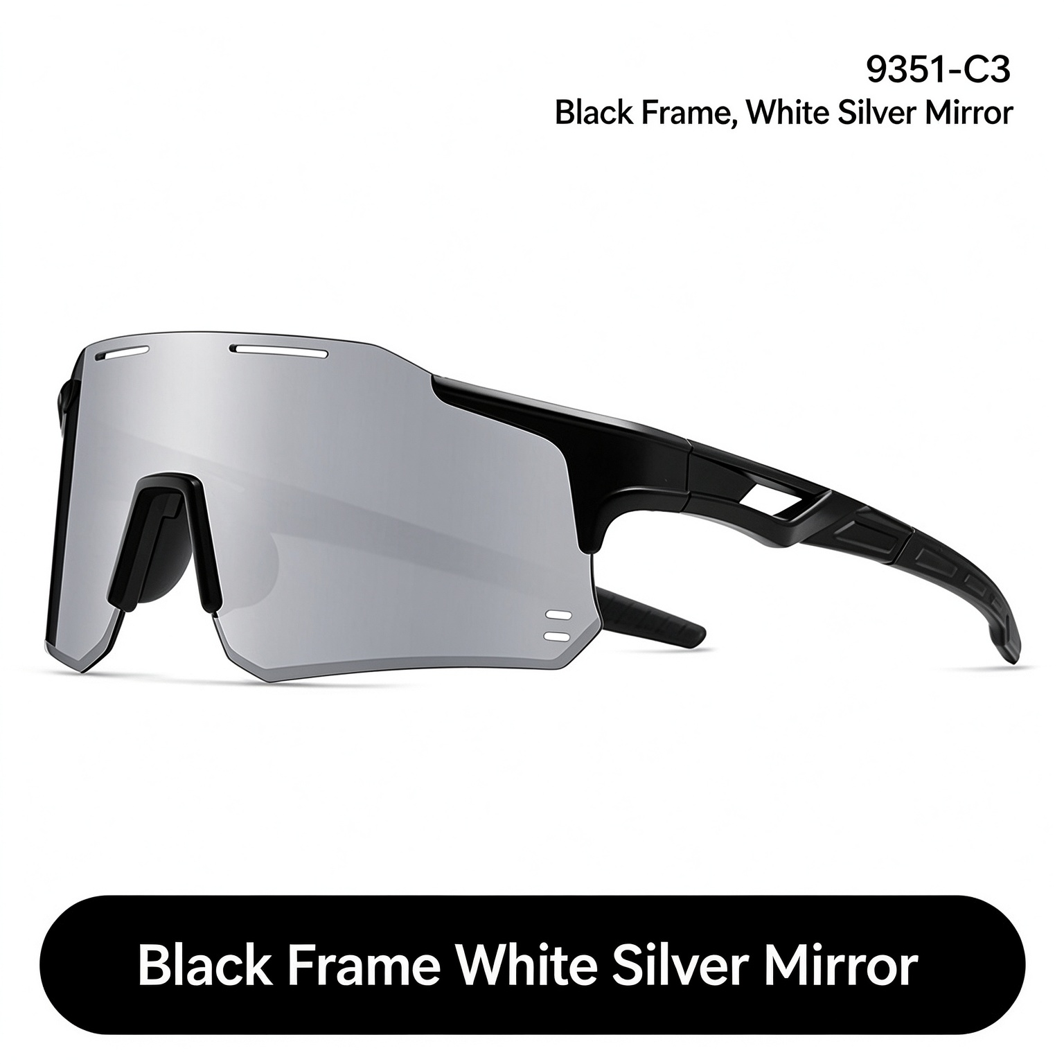 Unisex Photochromic Cycling Glasses, Day & Night Windproof Sports Goggles for Biking and Mountaineering 260023