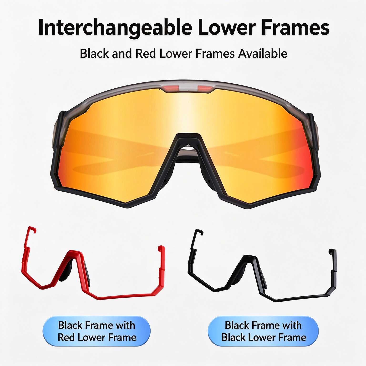JEPOZRA Colorful Windproof Cycling Glasses, Professional Goggles for Road Bike, Mountain Bike & Motorcycle 260020 - Image 13