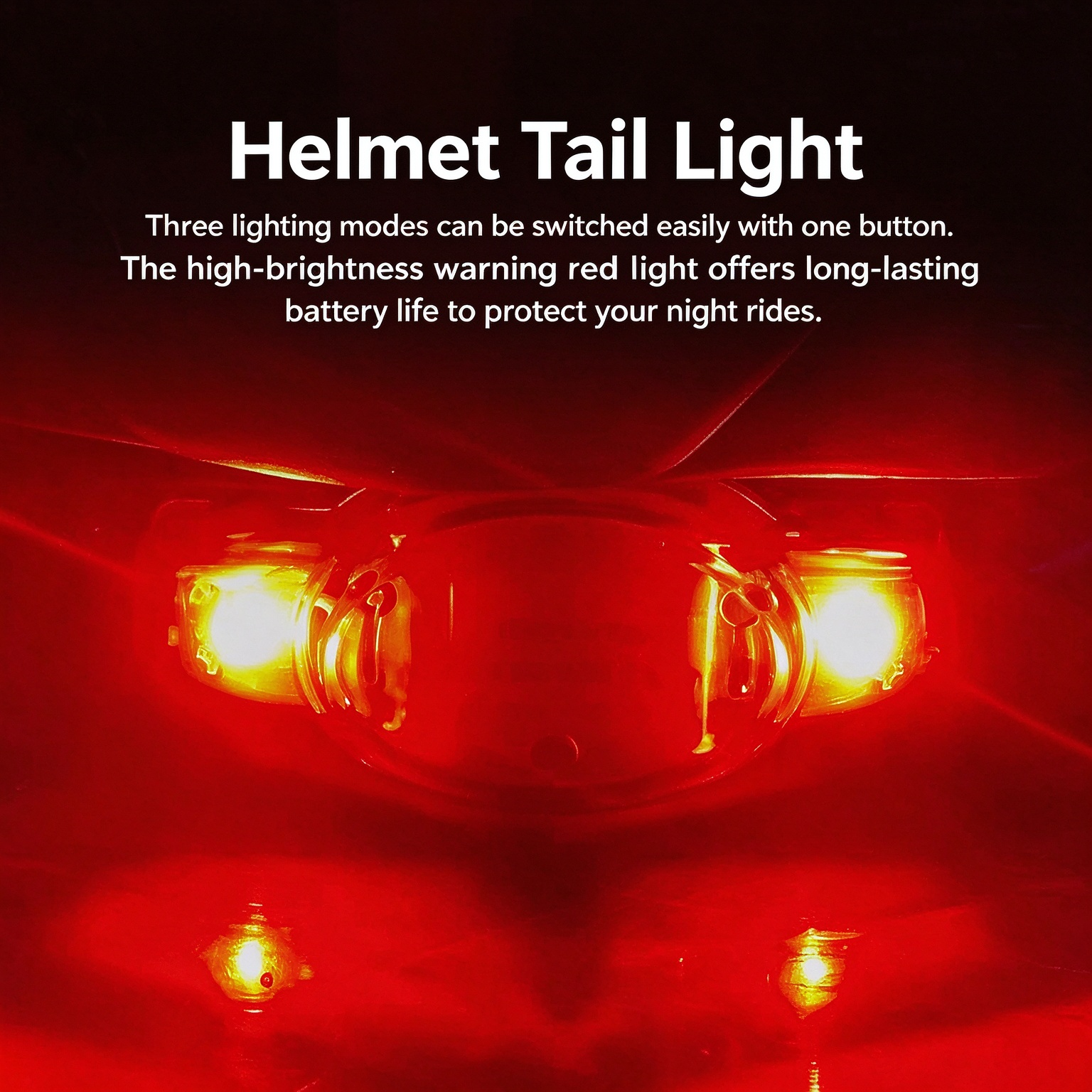 One‑piece Molding Road Bike Helmet with Rechargeable Taillight L-260004 - Image 10