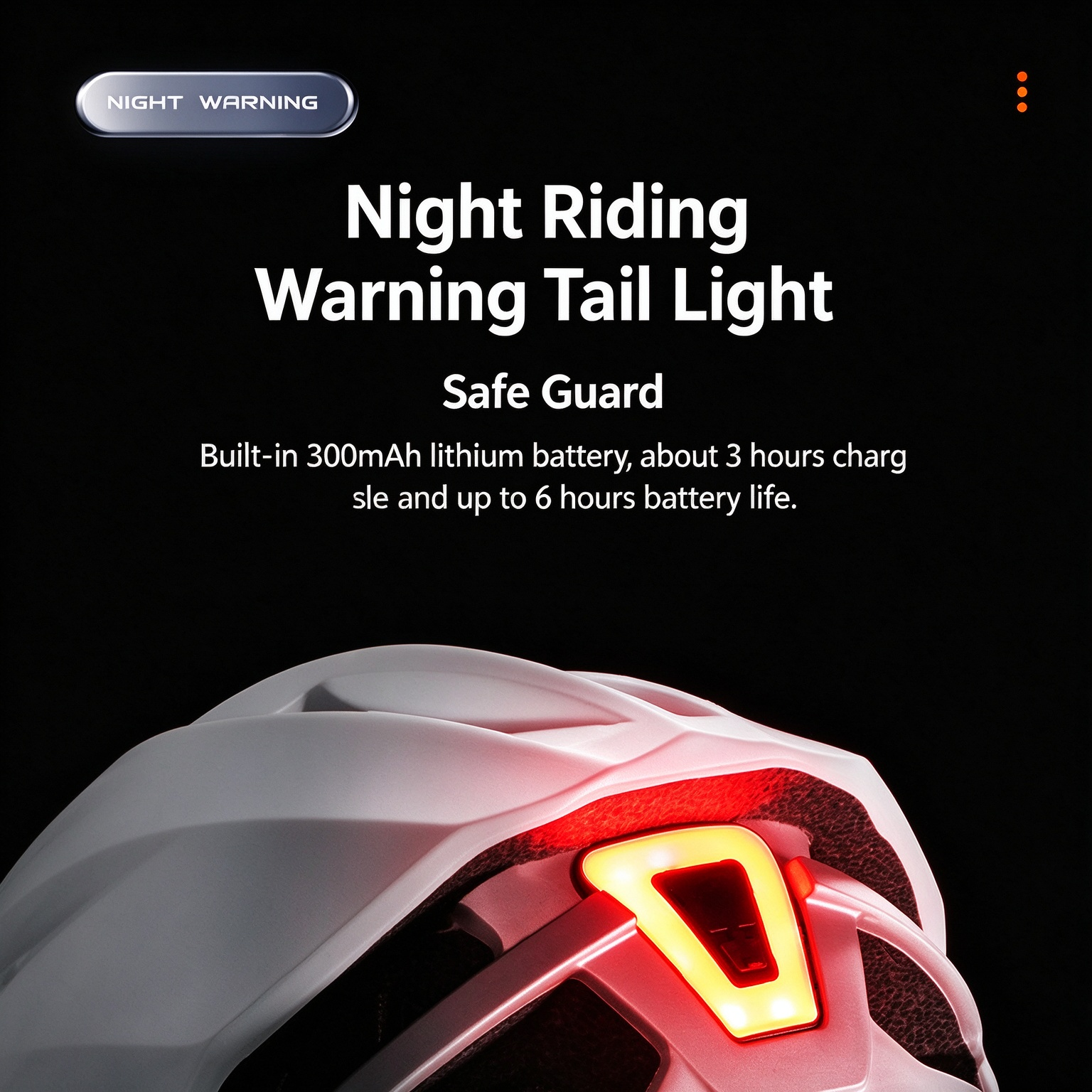 Aero Bicycle Helmet with Taillight & Double Edge Wrapping, Road Bike Safety Helmet L-260011 - Image 10