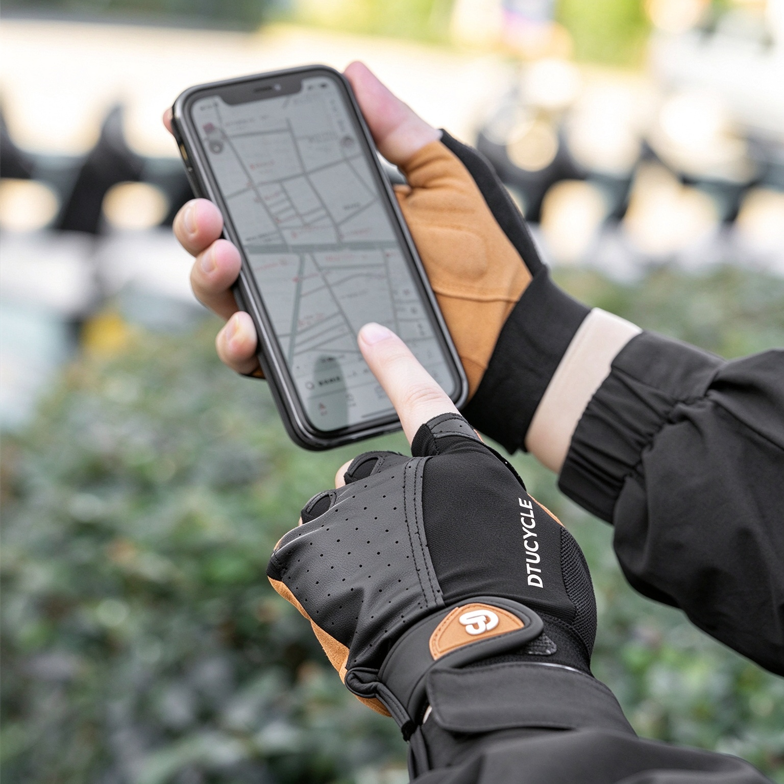 Half Finger Cycling Gloves, Bicycle Short Gloves, Shock Absorbing, Breathable & Non-slip 260019 - Image 14