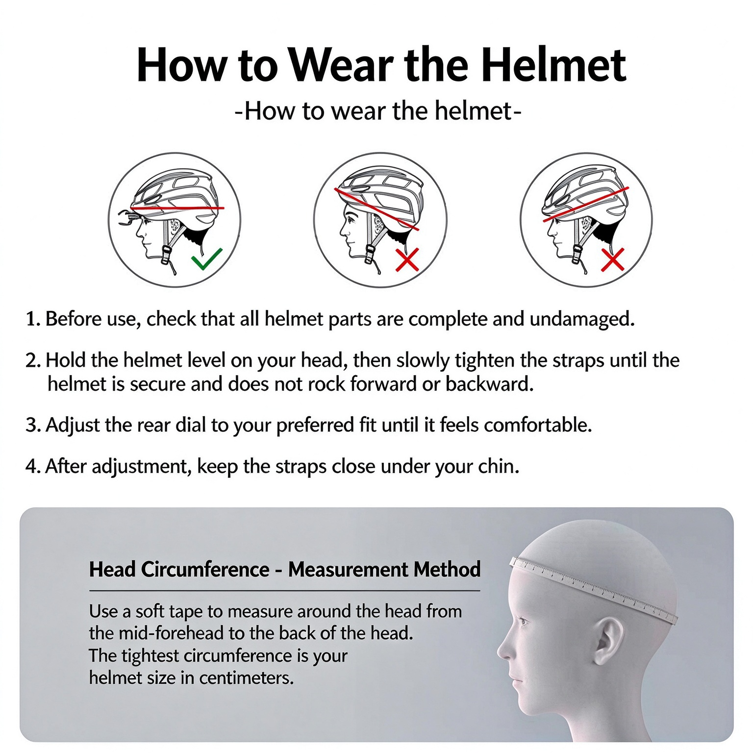 Integrated-Molding Lightweight Breathable Bike Safety Helmet for Men Women, Road MTB L-260012 - Image 4