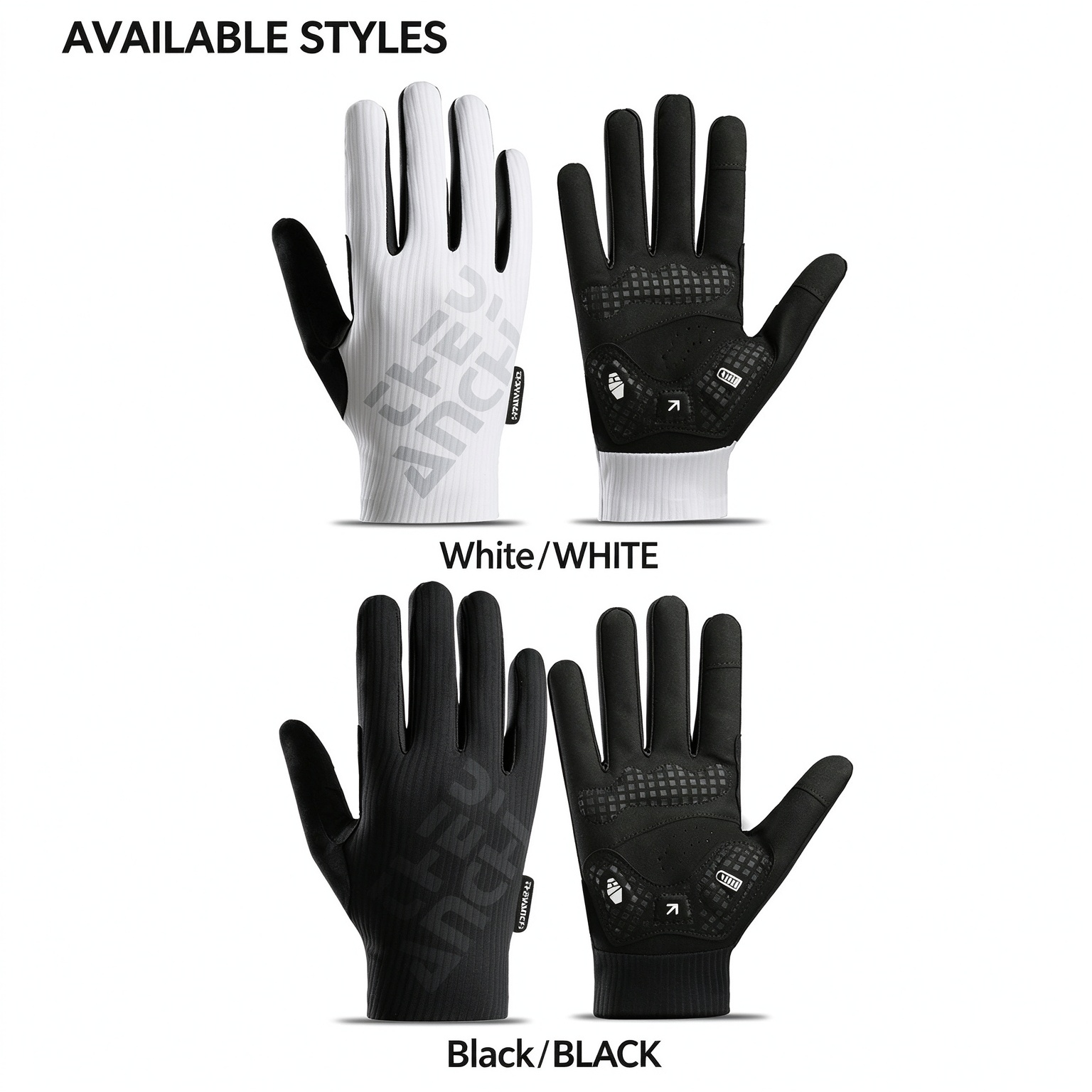 Summer Thin Touchscreen Cycling Gloves for Men, Anti-slip Wear Resistant for Biking Hiking Fishing 260016 - Image 5